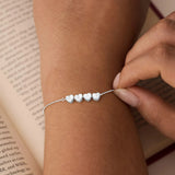 Personalisiertes Herz-Initial-Armband