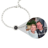 Personalisiertes Fotoarmband mit markanter Gliederkette