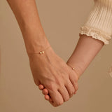 Personalisiertes Herz-Initial-Armband