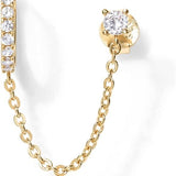 Adella Chain Earrings | Gold