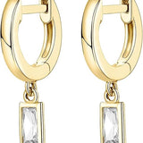 Bar Drop Earrings | Gold