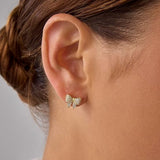 Bow Motif Earrings | Gold
