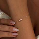 Personalisiertes Herz-Initial-Armband